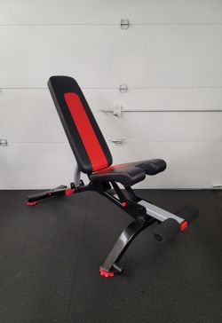 BowFlex 5.1S Stowable weight bench $160