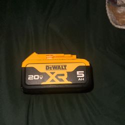 5AH DEWALT BATTERY 