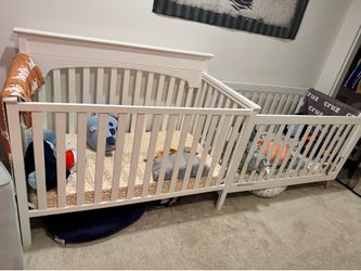 2 Matching White Baby Cribs – Excellent Condition | Perfect for Twins | $125 Each