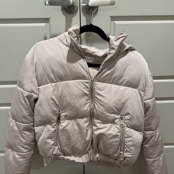 Light Pink Puffer Jacket 