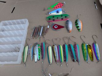 Salmon lures flaxer