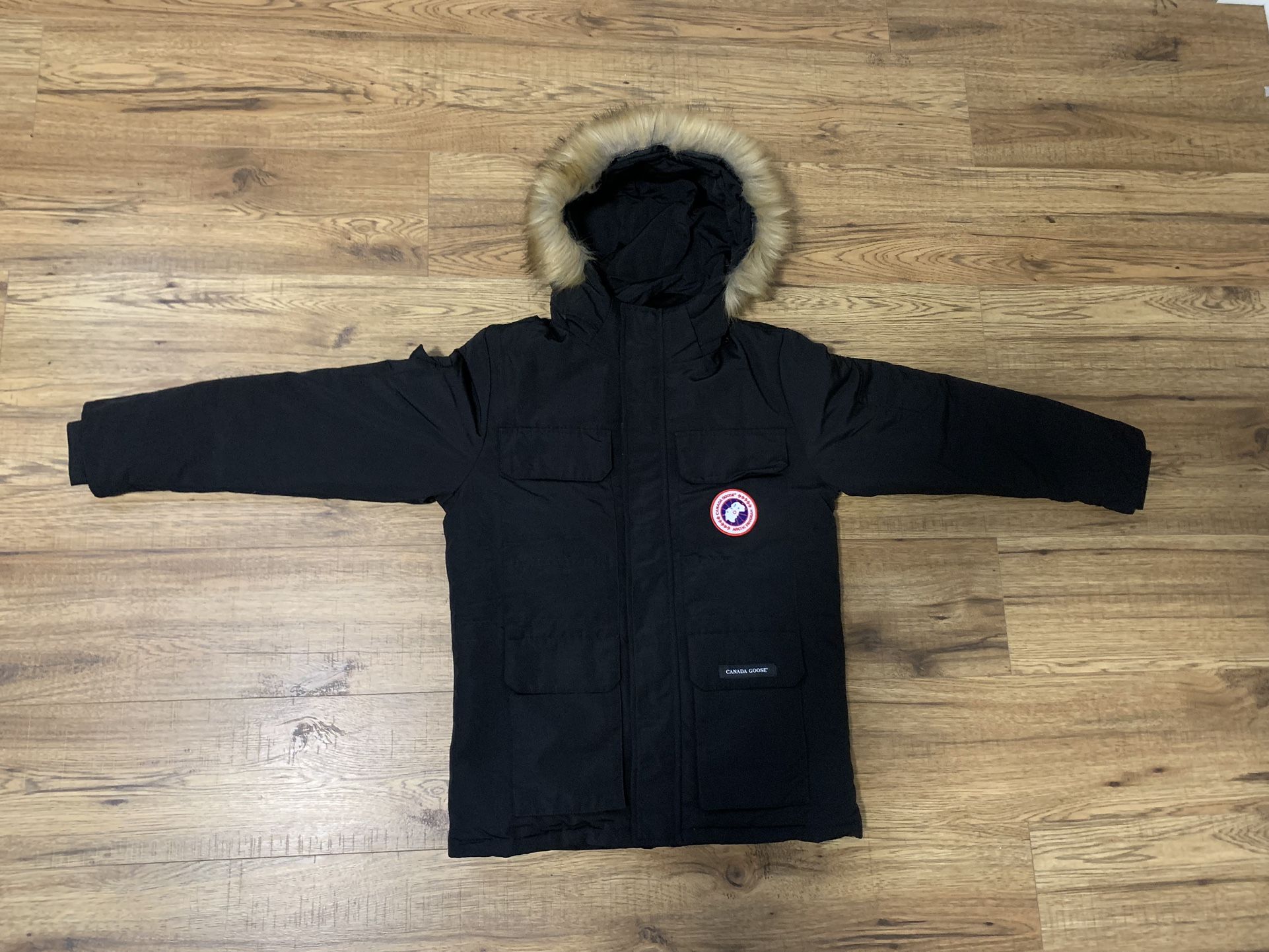 Canada Goose Parka Langford Black Jacket Size Large
