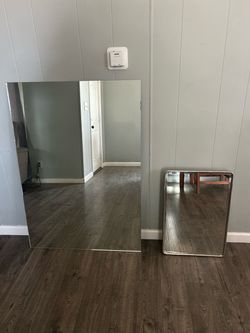 Wide and cabinet mirror