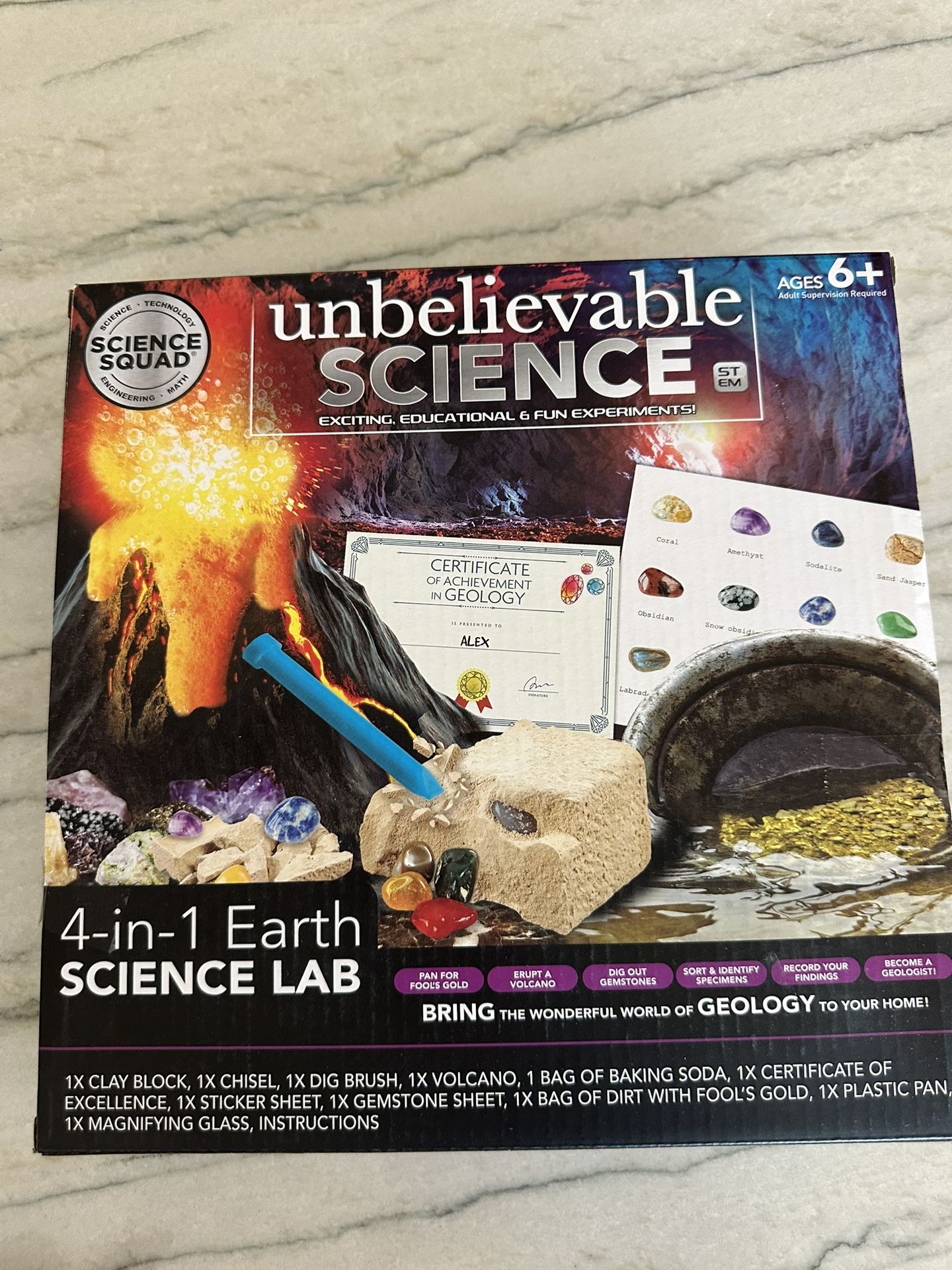 NEW In Box 4 In 1 Earth Science Lab Kit
