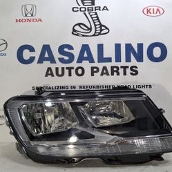 2018-2021 VOLKSWAGEN TIGUAN HALOGEN WITH LED DRL RIGHT PASSENGER SIDE AFTER MARKET 