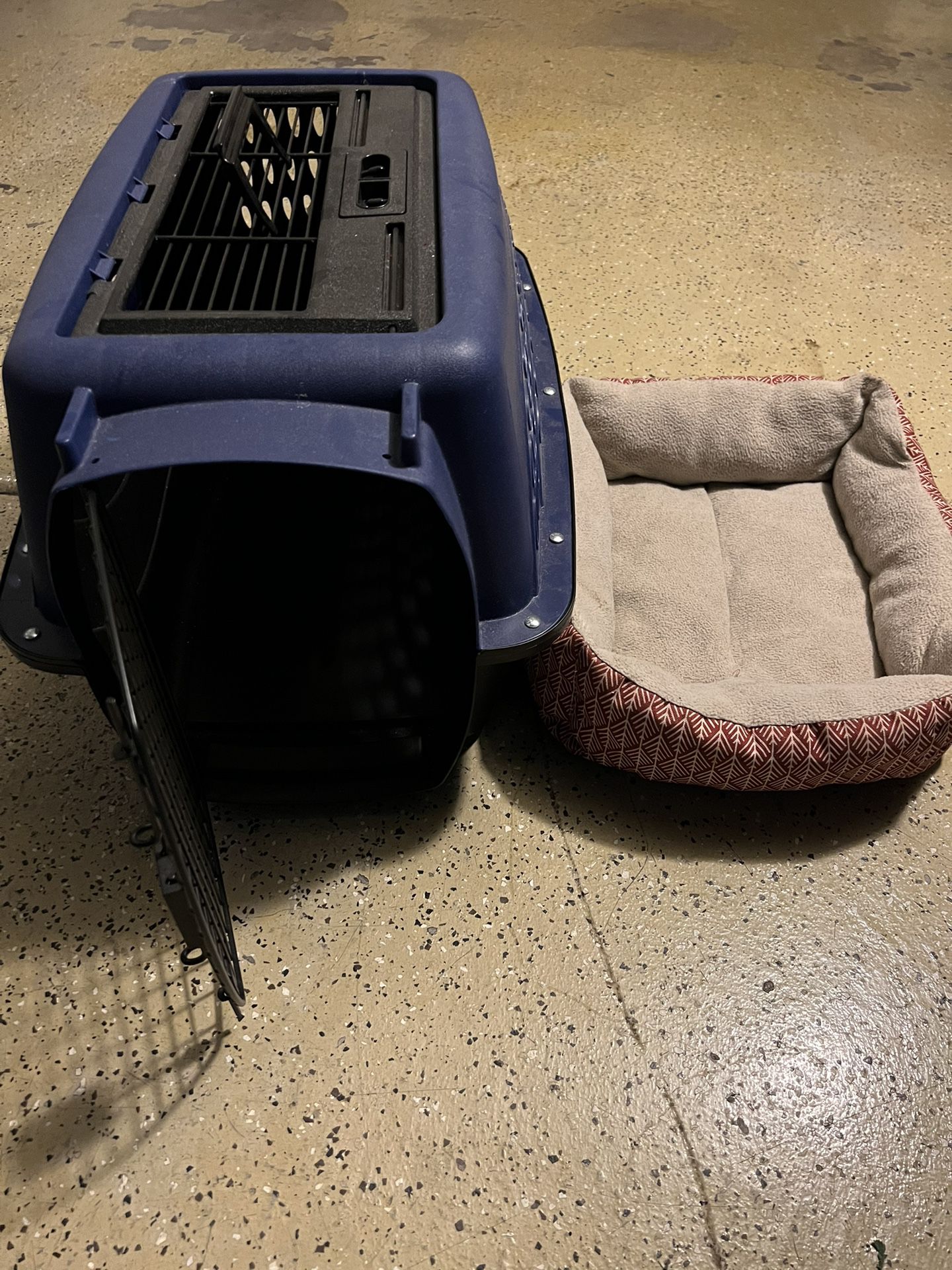 Dog Kennel And Dog Bed