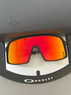 Oakley Sutro Sunglasses 009406 Matte Black / Orange Lens / PRIZM