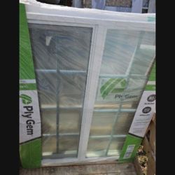 2 Slding Plygem Window 36x48 And 2 Sliding Plygem Window 48x48 And One Up/down Plygem Windows 48x48 All With Grilles