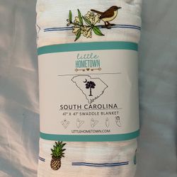 South Carolina Swaddle Blanket & Bib