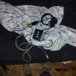 Microphone, Headphones And Audio Interface 