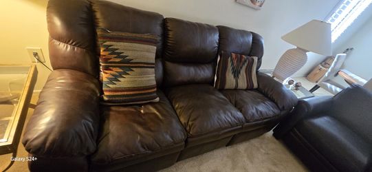 LEATHER SOFA 