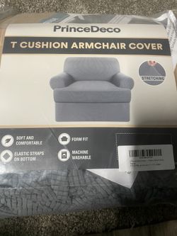Gray Sofa Chair Cover (never used)