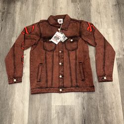 Asaali Ribbon Jean Jacket Brand New Size Medium