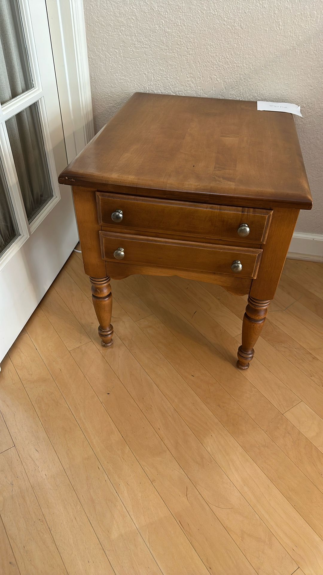 Wood End Table