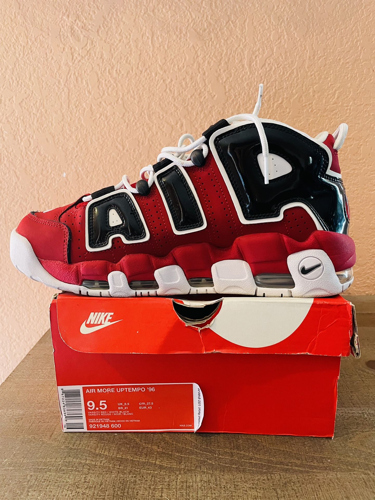 nike air uptempo size 5