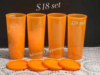 Tupperware vasos con tapa