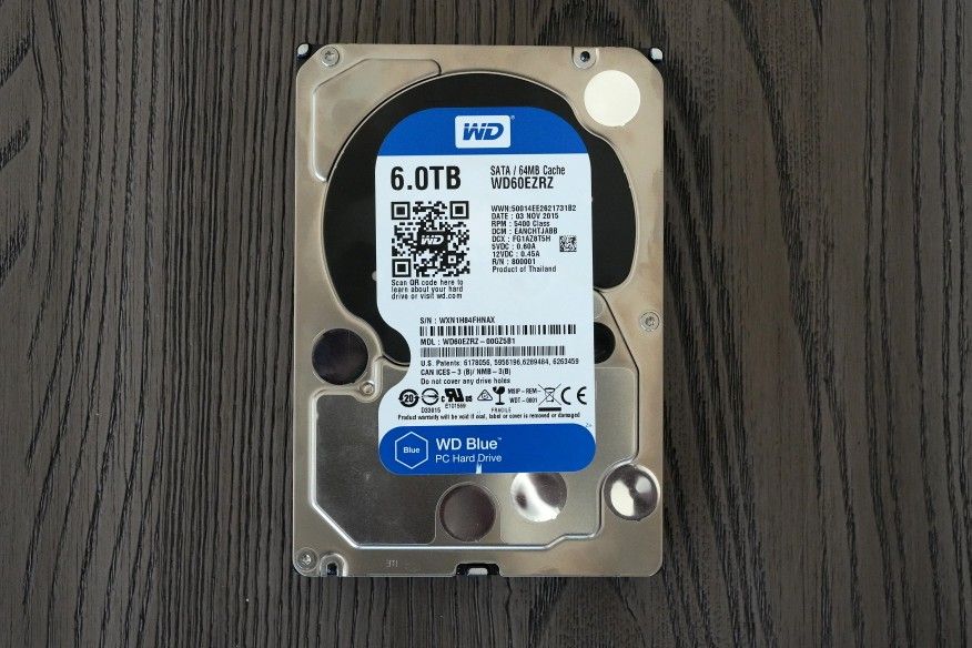 6TB WD Blue Hard Drive WD60EZRX