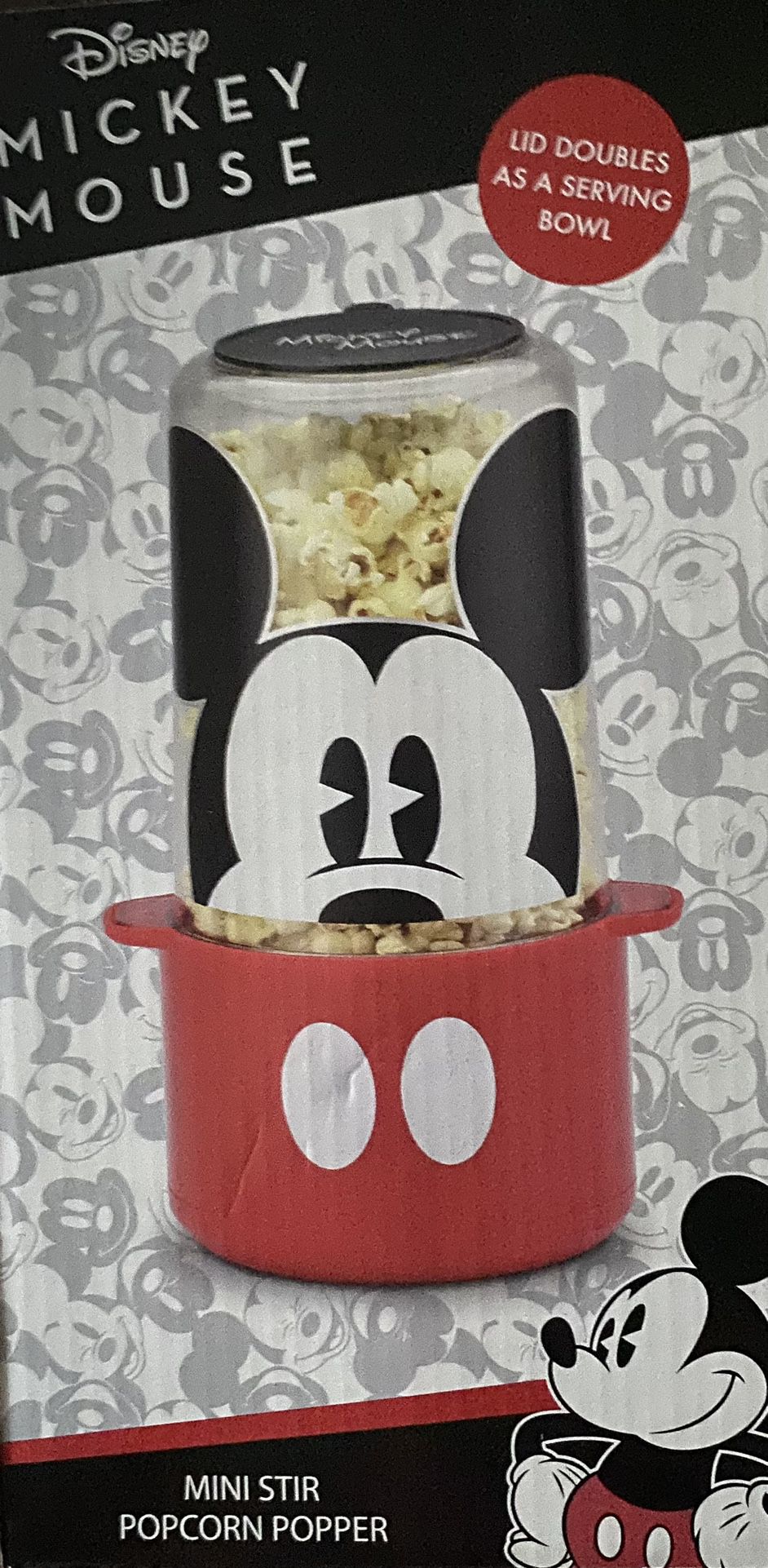 Mickey Mouse Mini Stir Popcorn Popper