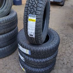 4 New Tires Installed/ 4 llantas Nuevas Instaladas 235/75/15 Good Year TR Tires