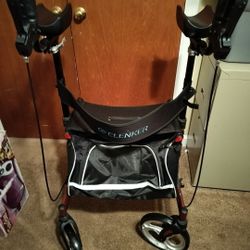 Elenker upright folding rolator walker