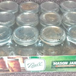 Free Case Of 12 x 1 Quart Ball Mason Jars