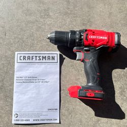 Craftsman V 20 -1/2 Inch Cordless Drill/driver CMCD700 No Battery Or Charger