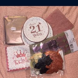 21st Birthday Party Supplies