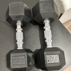 Pair Of 20lb Dumbbells