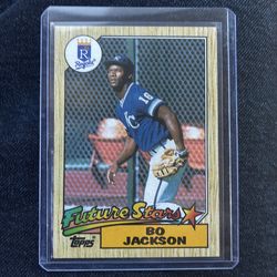 Bo Jackson future stars baseball card mint condition
