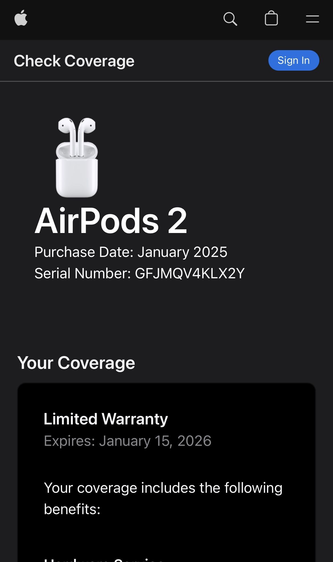 AirPod Gen 2
