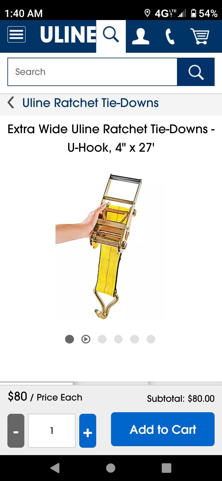 U-hook 4"X27'