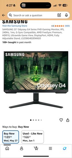 Odyssey Gaming Monitor