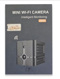 Lot of 2 Mini WiFi Security Camera E002 - 1080P HD Home Monitoring - Night Vision Motion Detection