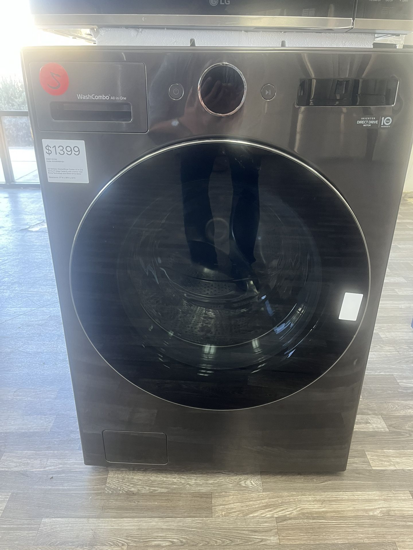 Apts/ADUs: LG All-In-One 27” W Front Load Washer&Ventless Electric Dryer Unit, 5 cu ft Cpcty @58%Off