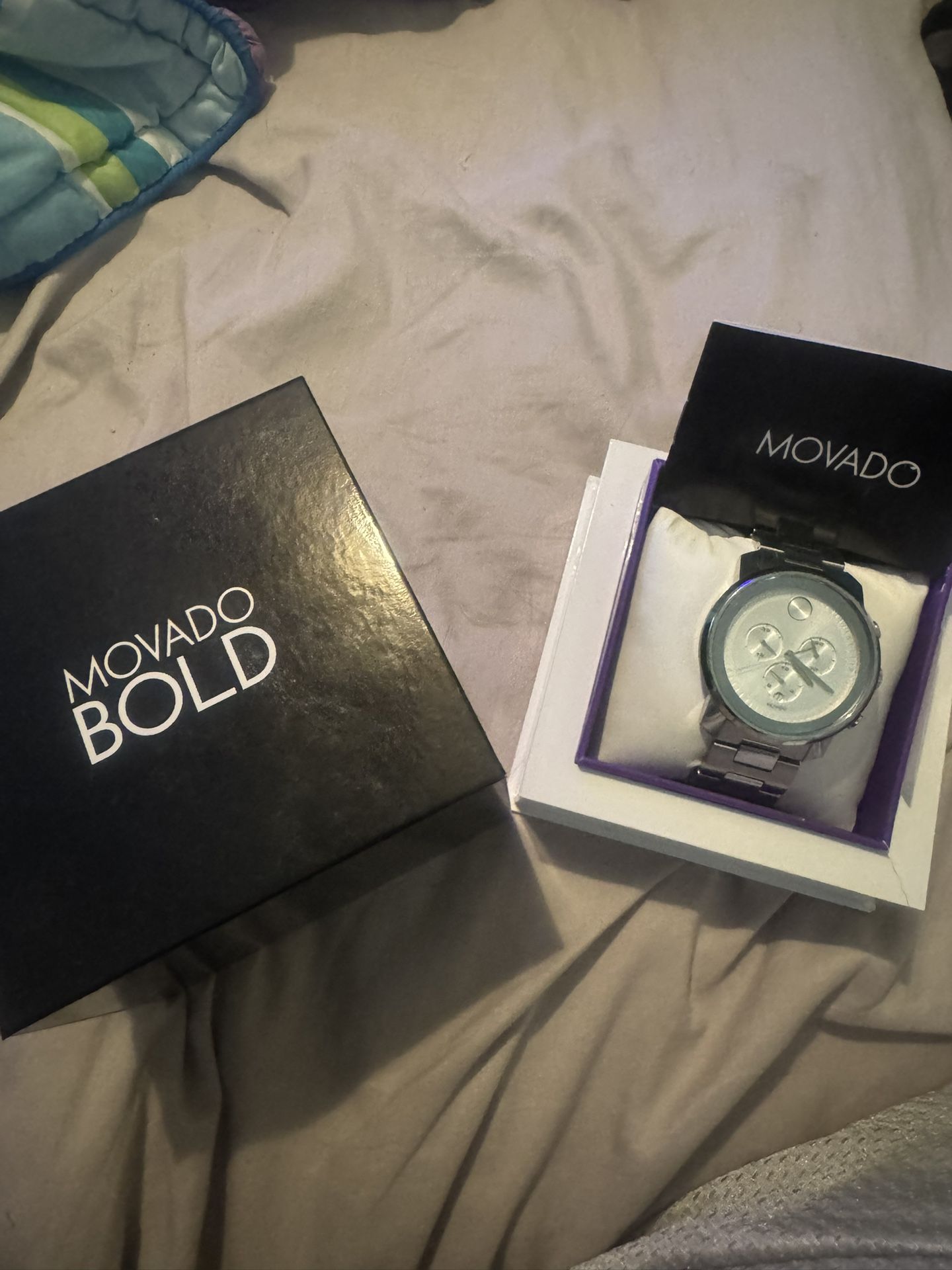 Flawless Movado Bold Silver Watch