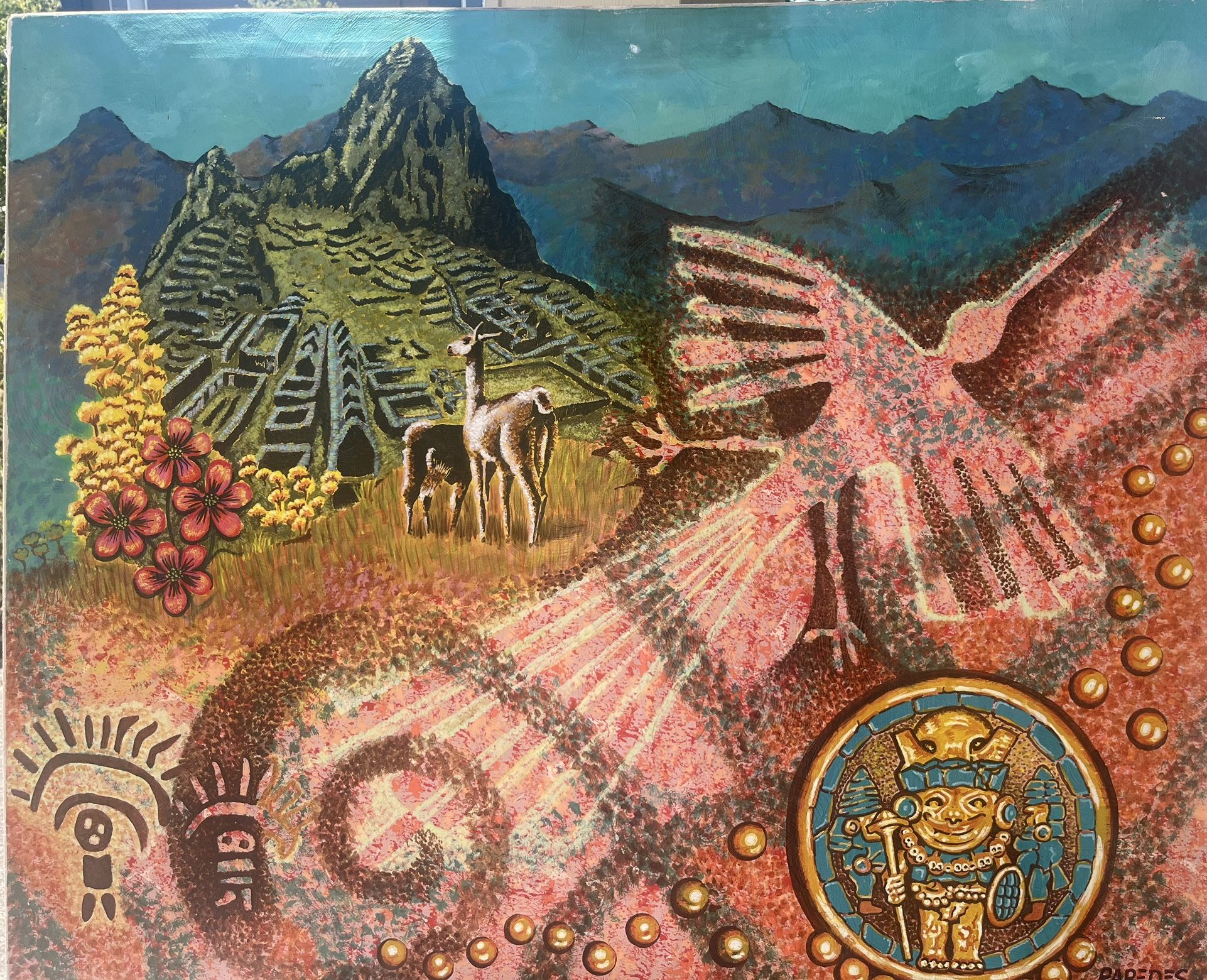 Original Oil Painting from Perú