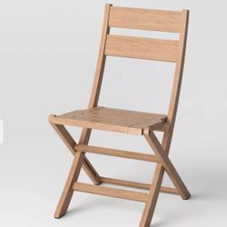 Ferron Wood Outdoor Portable Sport Chairs  Natural