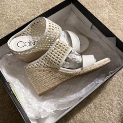 Calvin Klein Brook Espadrille Wedge Sandal