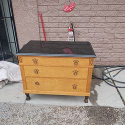 Granite Top Dresser/Wine Desk