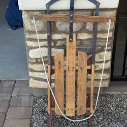 Antique Toboggan Sled