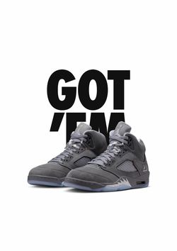 Jordan 5 Wolf Gray