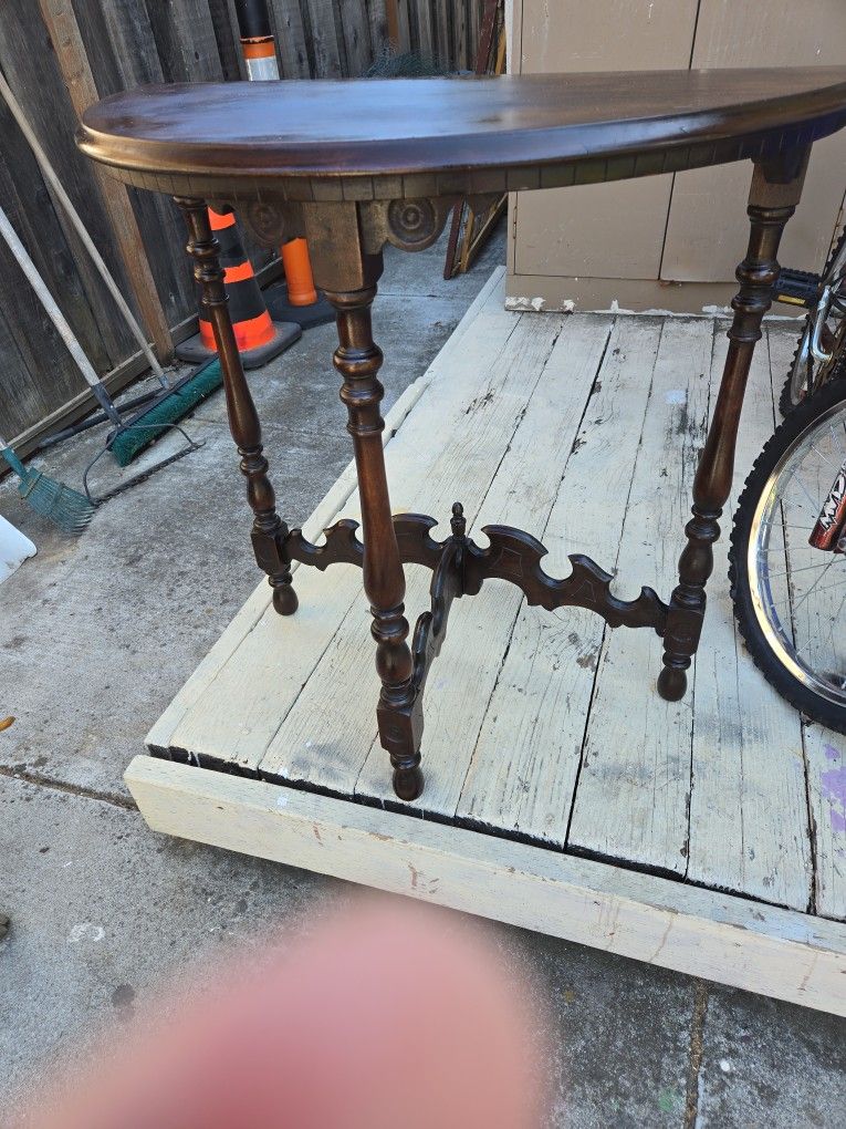 Beautiful Vintage Side Table 30 In.wide 30 In. Tall 15 In. Deep