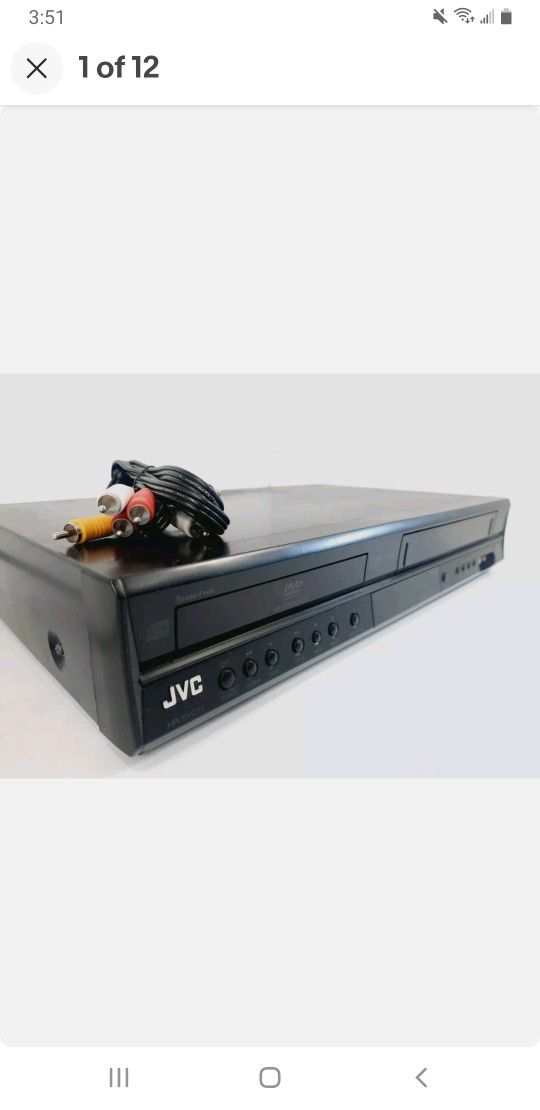 JVC DVD VCR VHS COMBO PLAYER