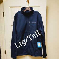 NEW WITH TAG!   WEATHER-RESISTANT COLUMBIA MEN'S JACKET (Large/Tall)