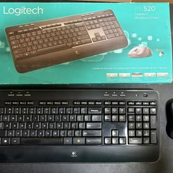 Logitech MK520 Wireless Combo Keyboard & Mouse Set (Zip-89117)