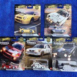 New Hot Wheels Premium Set Of 5 Diecast Cars 