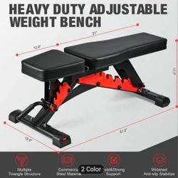 Heavy Duty Adjustable Bench, Commercial Grade Brand New In Box