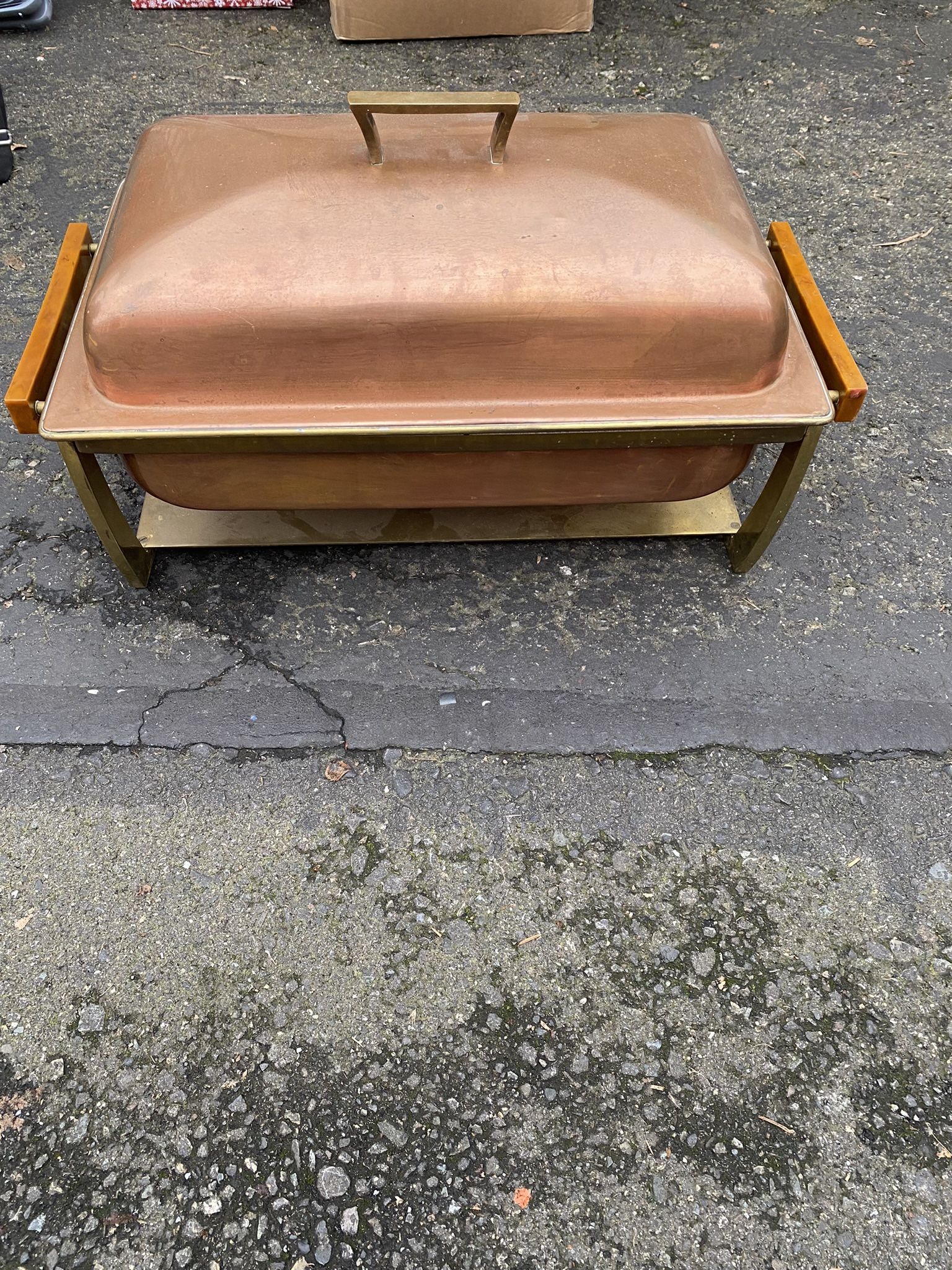 Vintage heavy high quality Chafing dish for food or banquet