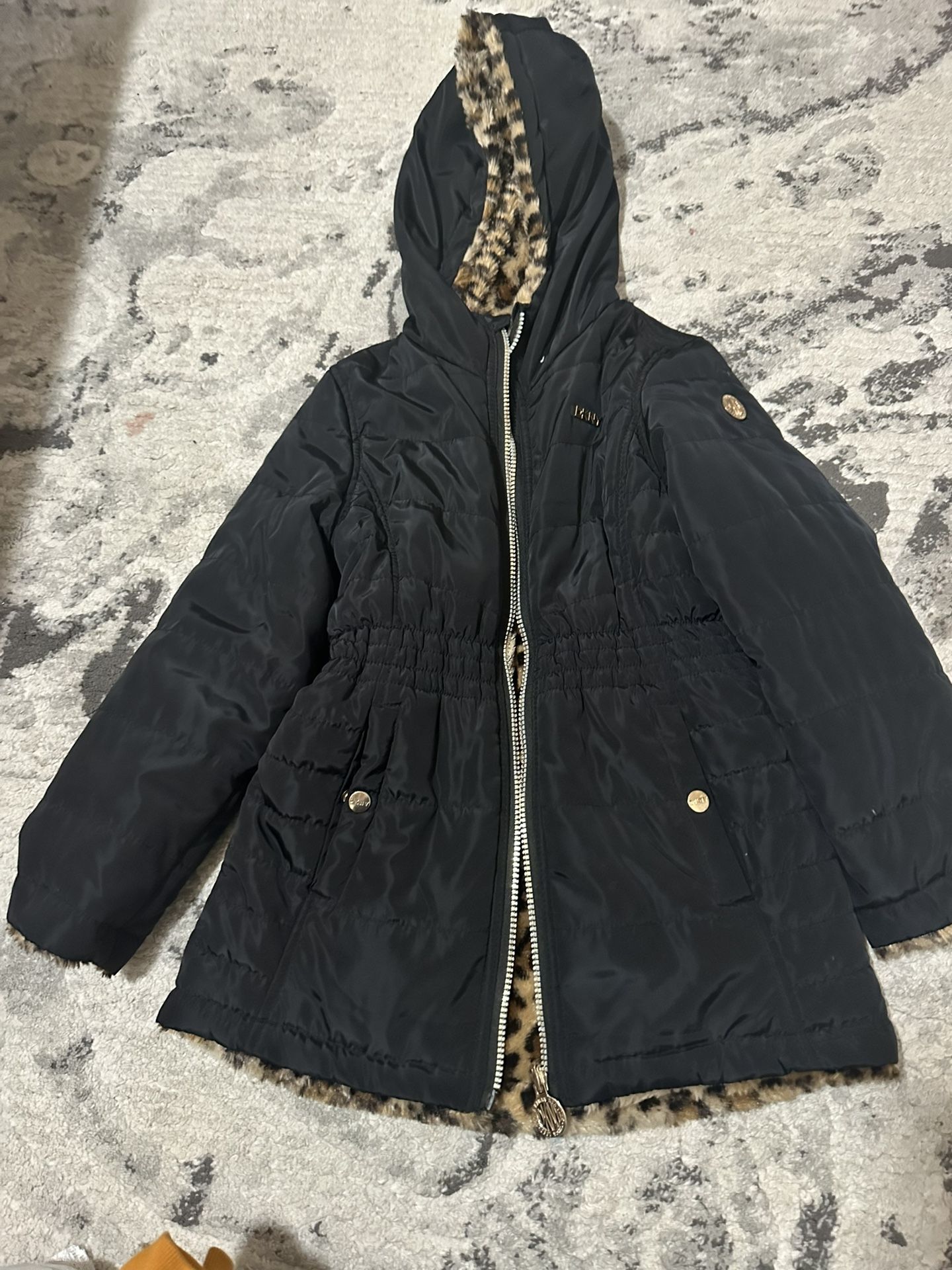 Leopard/Black Reversible Jacket