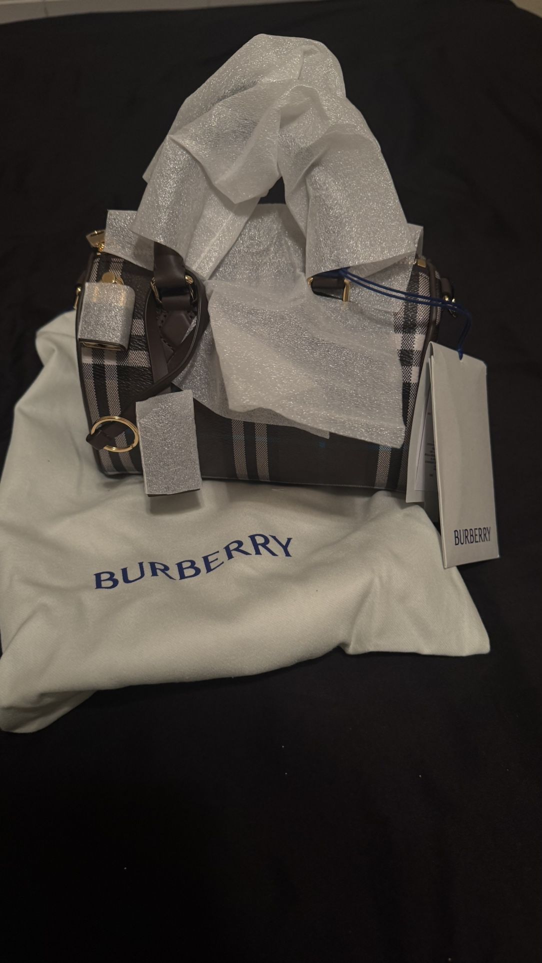 Burberry Mini Bowling Bag